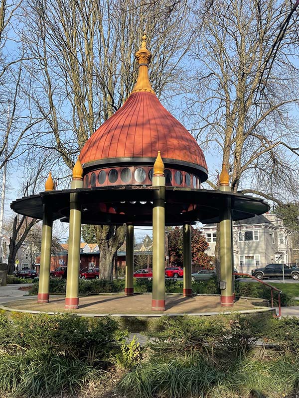 Onion-domed cupola of the Hill Block